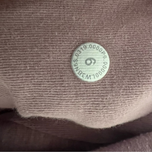 Lululemon High Lines Pullover Heathered Vintage Mauve size 6 - Picture 9 of 9